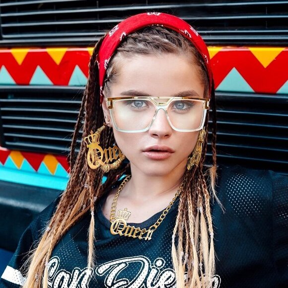 80s/90s Hip Hop Queen Costume Jewelry Accessories Set for Women Party Wear main image 5